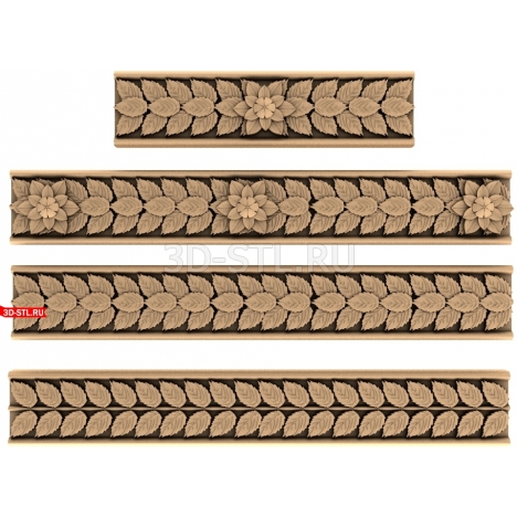 Baguette | STL - 3D model for CNC