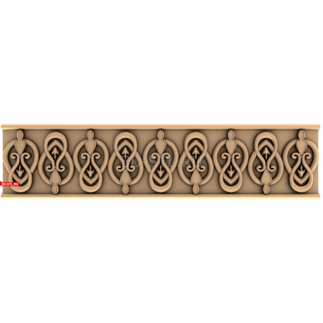 Baguette | STL - 3D model for CNC