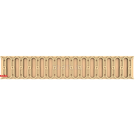 Baguette | STL - 3D model for CNC