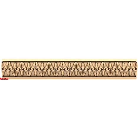 Baguette | STL - 3D model for CNC