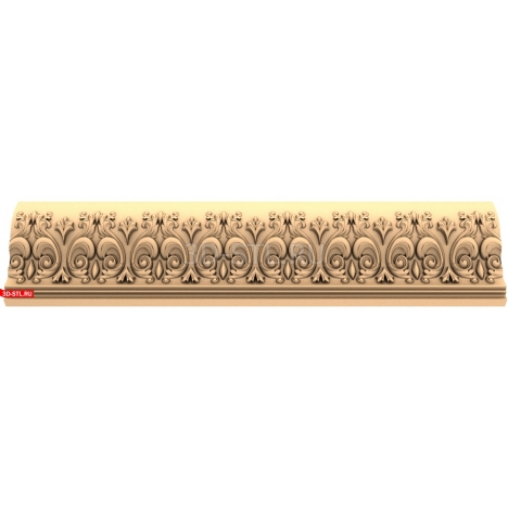 Baguette | STL - 3D model for CNC