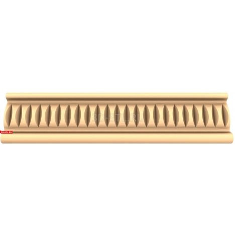 Baguette | STL - 3D model for CNC