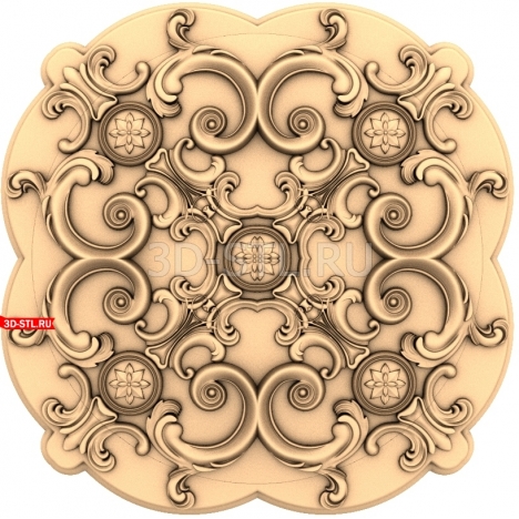 Decor | STL - 3D model for CNC