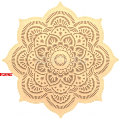 Decor | STL - 3D model for CNC