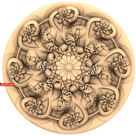 Decor | STL - 3D model for CNC