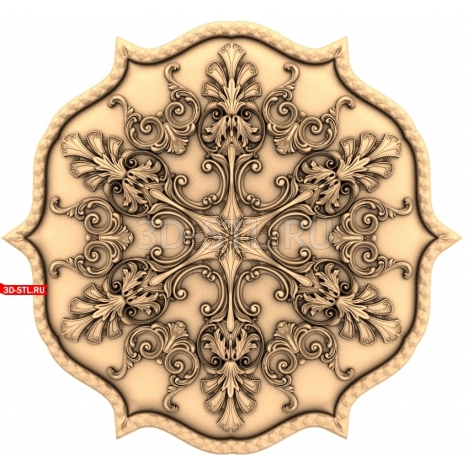 Decor | STL - 3D model for CNC