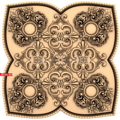 Decor | STL - 3D model for CNC