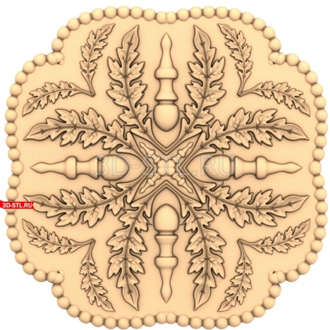 Decor | STL - 3D model for CNC