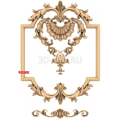 Decor | STL - 3D model for CNC
