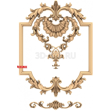Decor | STL - 3D model for CNC