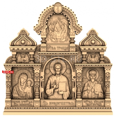 Iconostasis | STL - 3D model for CNC
