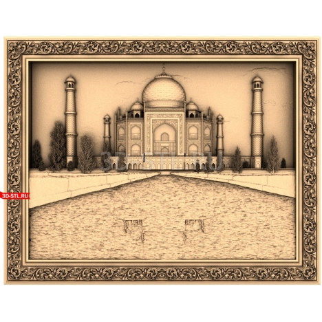 Mosque | STL - 3D model for CNC