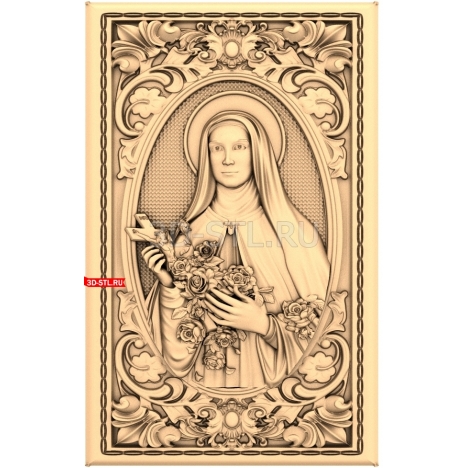 Saint Teresa | STL - 3D model for CNC