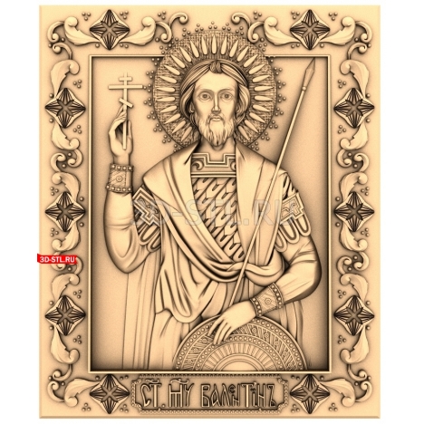 Saint Valentine | STL - 3D model for CNC