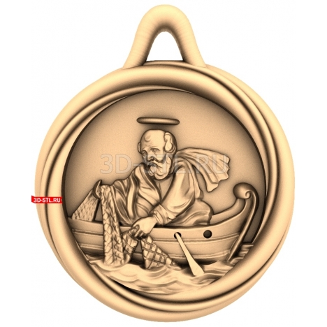 Saint Peter | STL - 3D model for CNC
