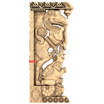 Indian panel with mythical animals