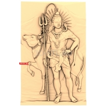 Shiva and the bull Nandi