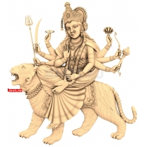 Goddess on a tiger