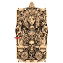 Lion and Skull