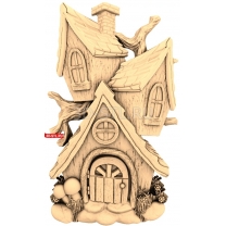 Wooden tree house
