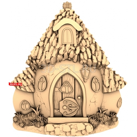Fairytale House | STL - 3D model for CNC