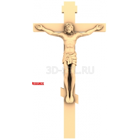 Crucifixion of Jesus Christ | STL - 3D model for CNC