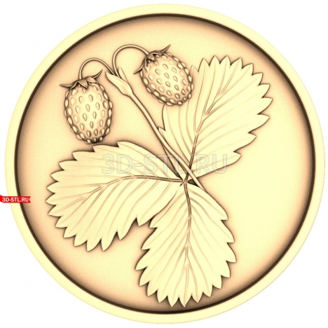 Berry Arrangement | STL - 3D model for CNC