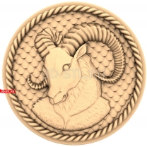 Panel "Ram's Head"