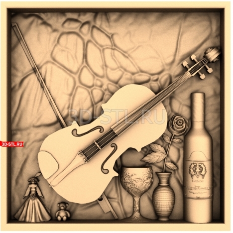 Musical composition | STL - 3D model for CNC