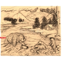 Bears fishing