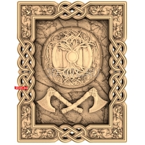 Viking with patterns