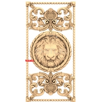 Lion in the ornament