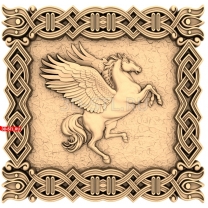 Барельеф Пега