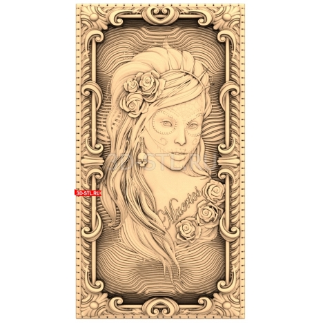 Day of the Dead | STL - 3D model for CNC