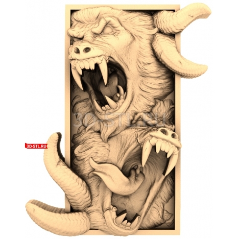 Bas-relief | STL - 3D model for CNC