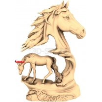 Panel "Graceful Horse"