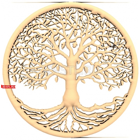 Tree of Life | STL - 3D model for CNC