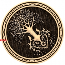 Tree of life with heart
