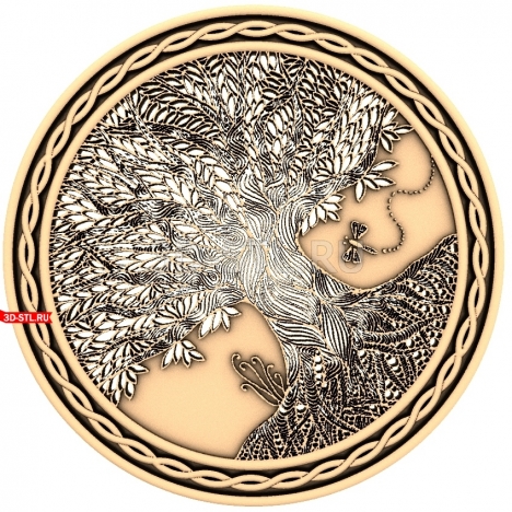 Tree of Life | STL - 3D model for CNC