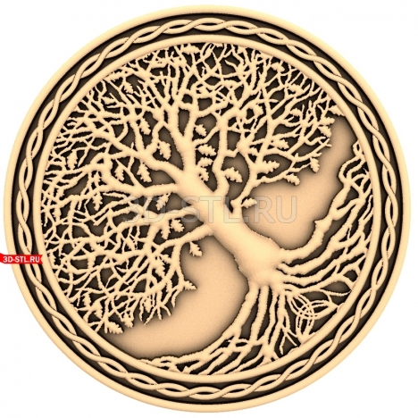 Tree of Life | STL - 3D model for CNC