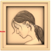 Portrait in profile