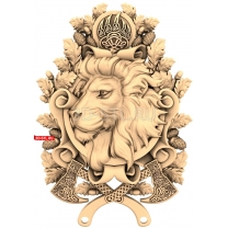 Baroque Lion and Axes
