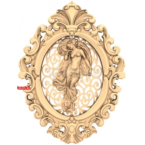 Classical Venus Panel | STL - 3D model for CNC