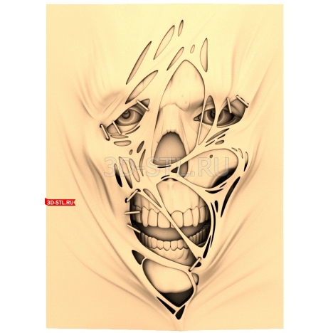 Zombie | STL - 3D model for CNC