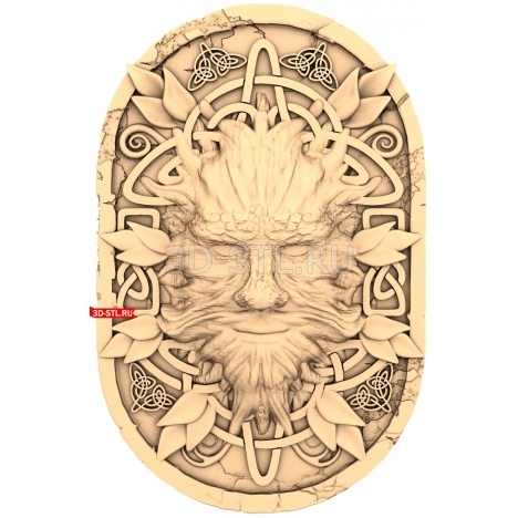 Leshy | STL - 3D model for CNC