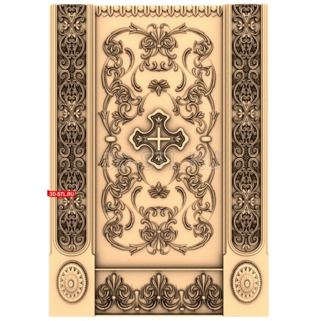 Panel | STL - 3D model for CNC