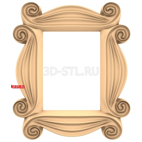 Frame | STL - 3D model for CNC