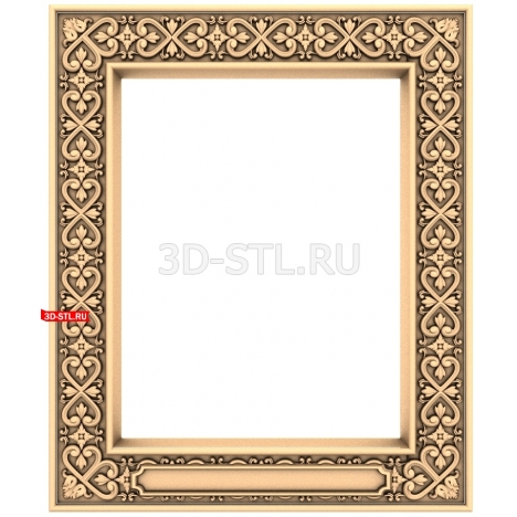 Frame | STL - 3D model for CNC