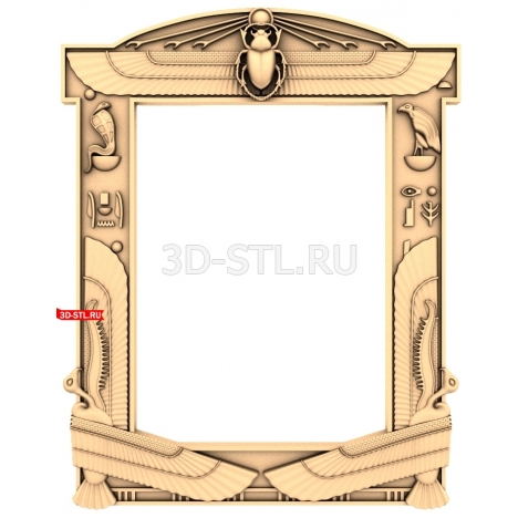 Frame | STL - 3D model for CNC