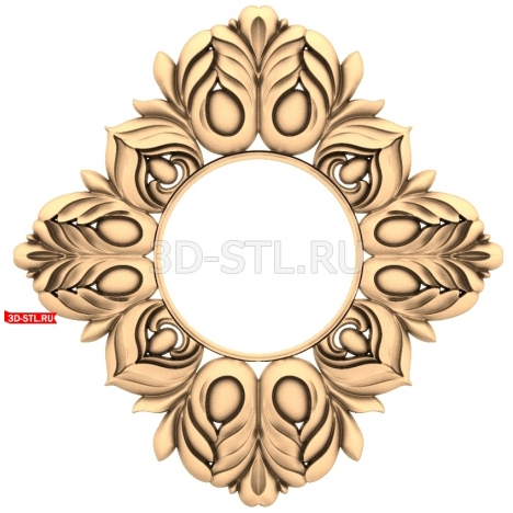 Frame | STL - 3D model for CNC
